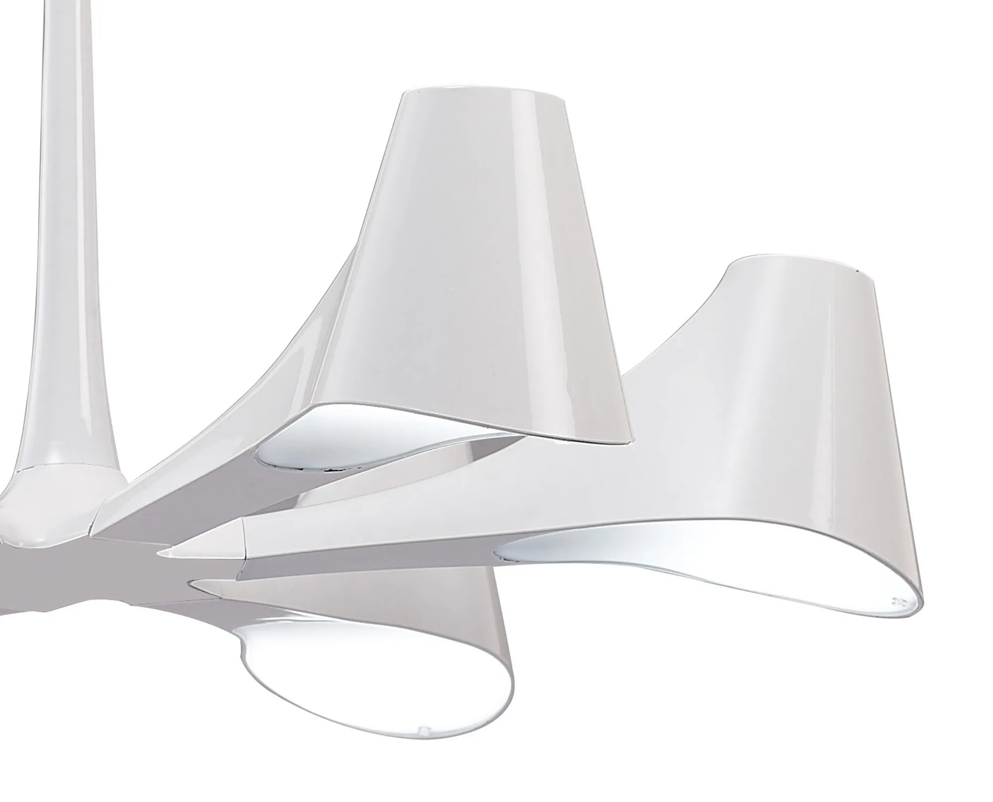 Ora Telescopic/Semi Flush 6 Light Gloss White M1580  Mantra Ora Gloss White